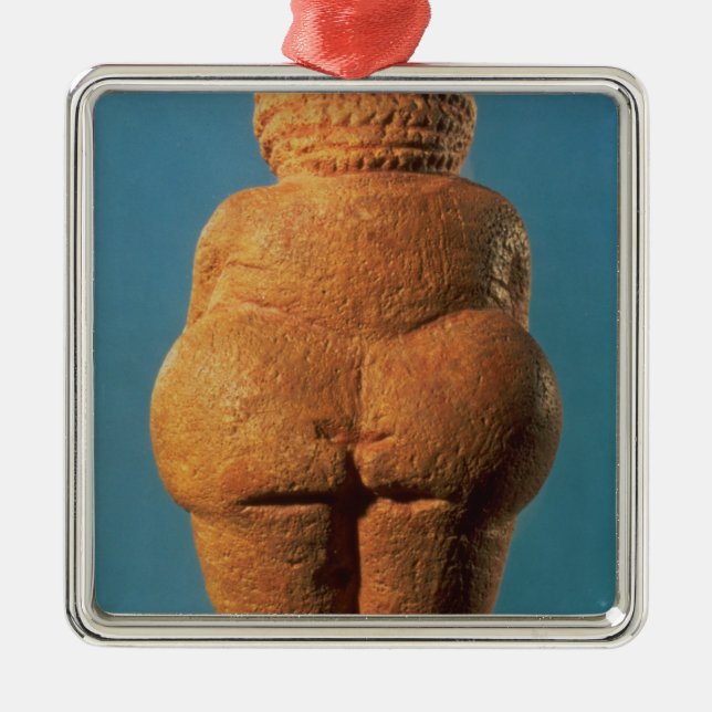 The Venus of Willendorf Metal Tree Decoration (Front)