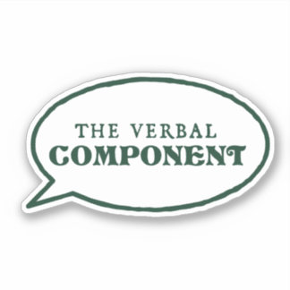 The Verbal Component Sticker