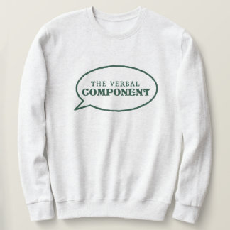 The Verbal Component Sweatshirt – Light Grey