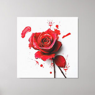 The Versatility of Blooming Roses in Art Canvas Print