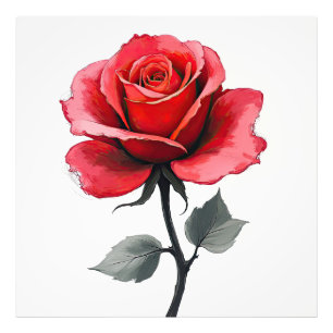 The Versatility of Blooming Roses in Art Photo Print