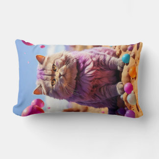 The Vertical Comfort Revolution: Cat Lumbar Pillow