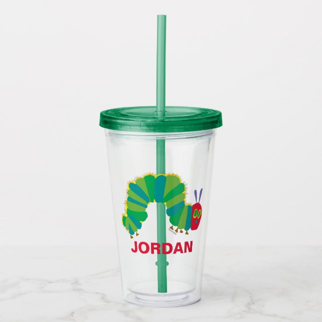 The Very Hungry Caterpillar - Add Your Name Acrylic Tumbler (Front)