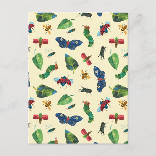 The Very Hungry Caterpillar Be Kind Pattern Postcard (Front)