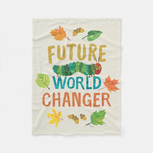 The Very Hungry Caterpillar Future World Changer Fleece Blanket (Front)