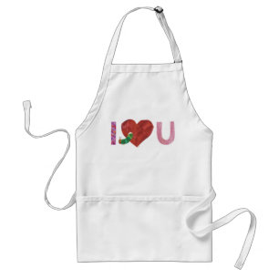 The Very Hungry Caterpillar   I Heart You Standard Apron