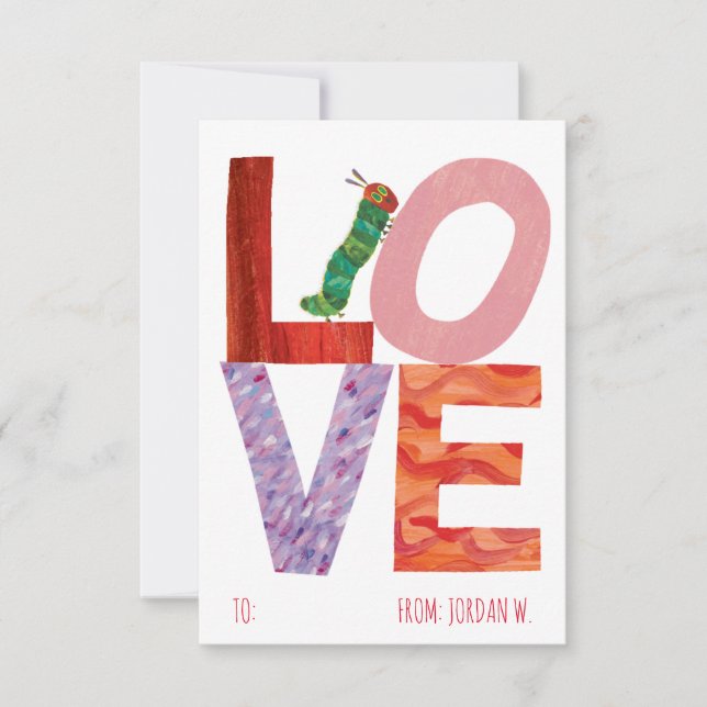 The Very Hungry Caterpillar | LOVE Invitation (Front)