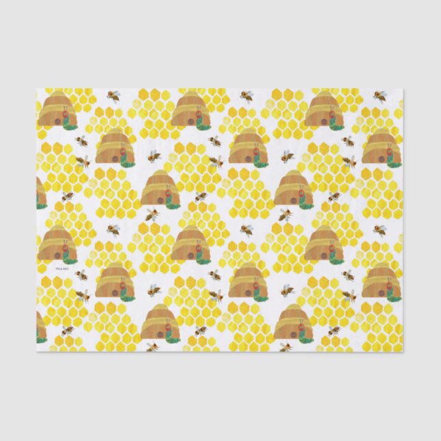 The Very Hungry Caterpillar Save the Bees Pattern Tissue Paper (Front)