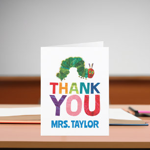 The Very Hungry Caterpillar Thank You Card