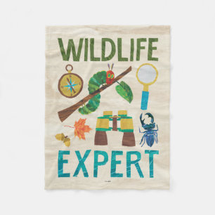 The Very Hungry Caterpillar Wildlife Expert  Fleece Blanket