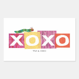 The Very Hungry Caterpillar   XOXO Rectangular Sticker