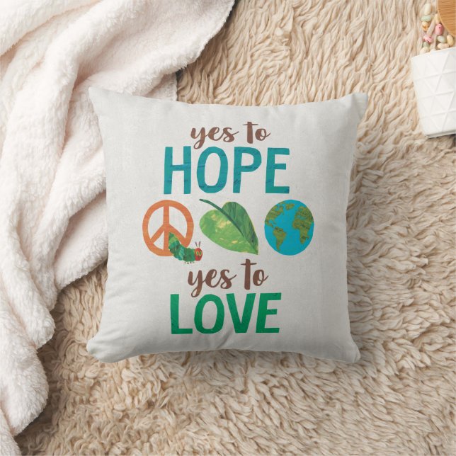The Very Hungry Caterpillar Yes to Hope Cushion (Blanket)