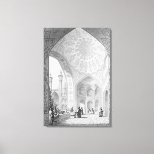 The Vestibule of the Main Entrance of the Medrese- Canvas Print