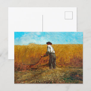 The Veteran in a New Field Winslow Homer Postcard