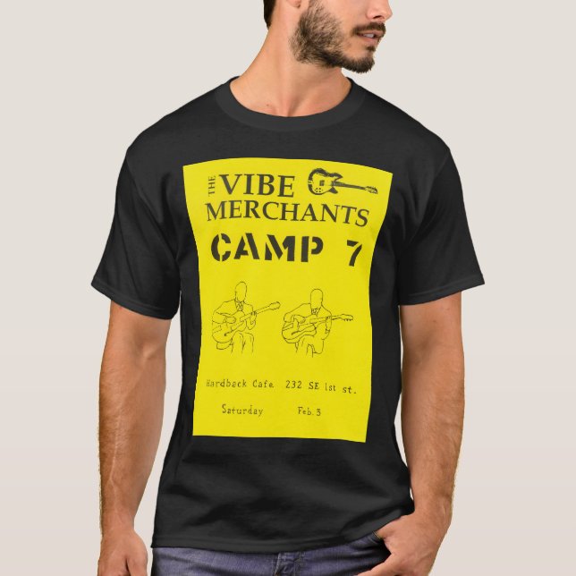 The Vibe Merchants 02/03/1990 (version 2) T-Shirt (Front)