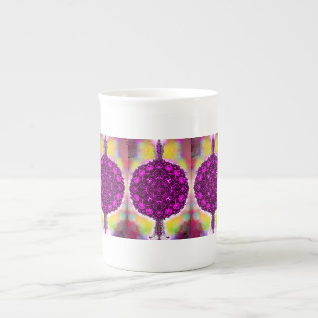 The vibration of the light bone china mug (Front)