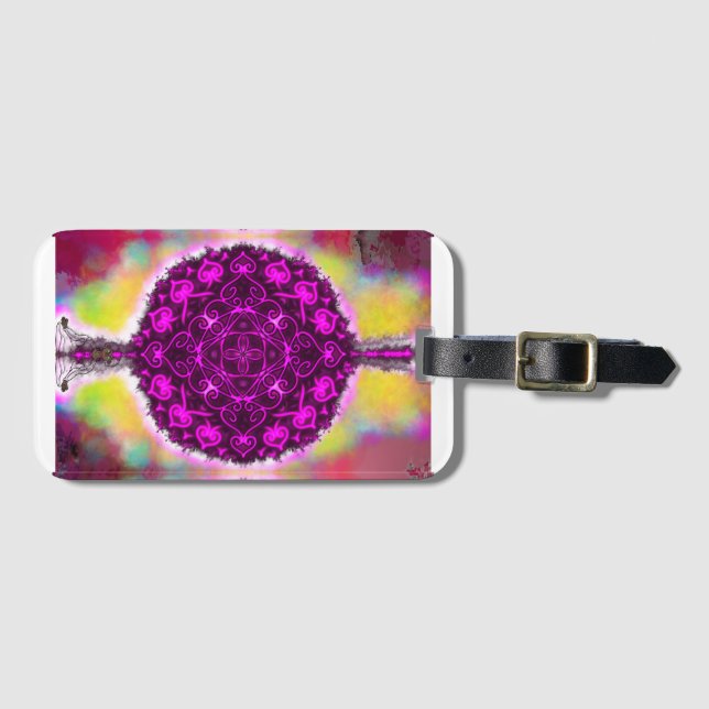 The vibration of the light luggage tag (Front Horizontal)