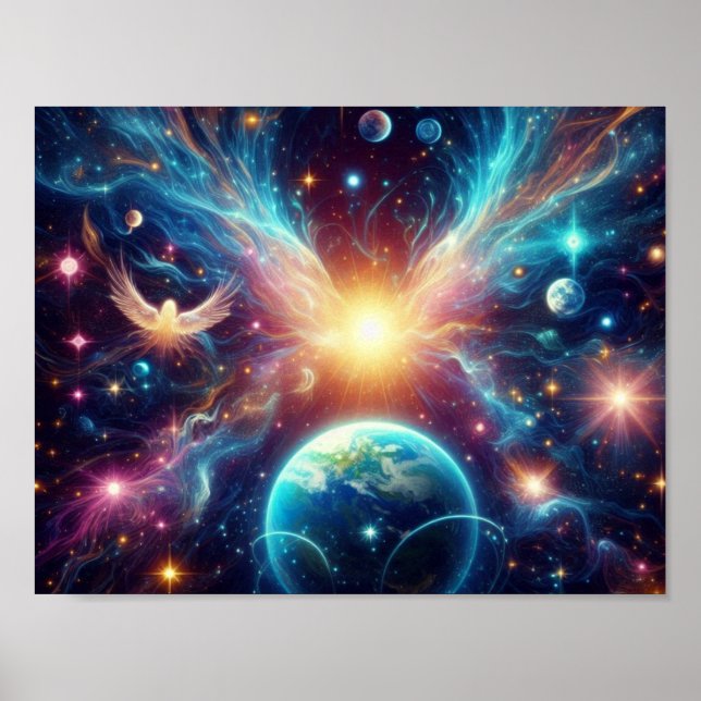 The Vibration of the Universe Poster (Front)