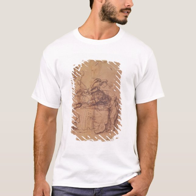 The Vices of the Prodigal Son (pen and ink on pape T-Shirt (Front)