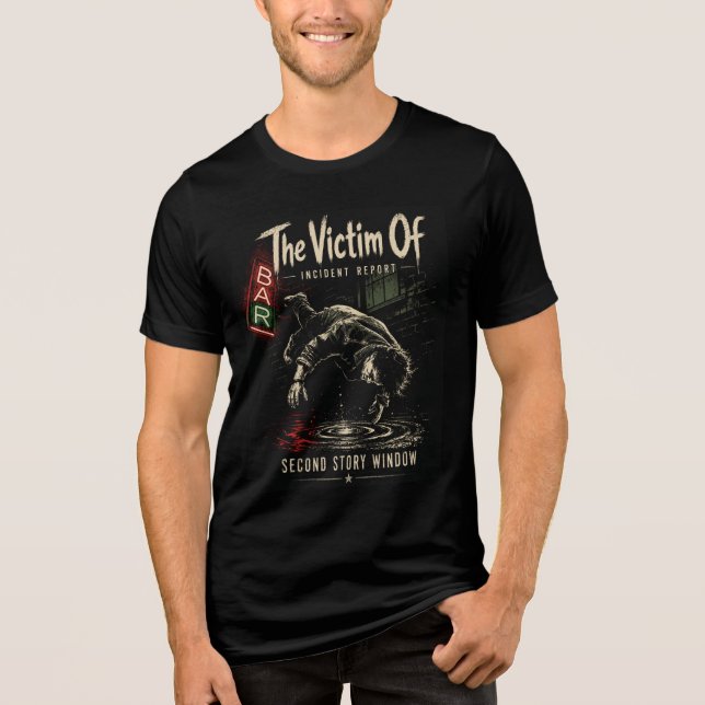 The Victim Of - Second Story Window Tri-Blend Shirt (Front)