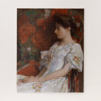The Victorian Chair by Childe Hassam