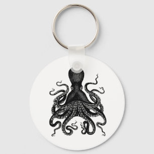 The Victorian Octopus Key Ring