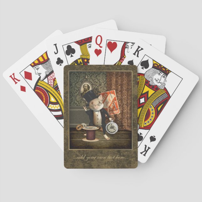 The Victorian Tailor Mouse Playing Cards (Back)