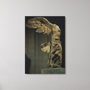 The Victory of Samothrace (Parian marble)  (see al Canvas Print