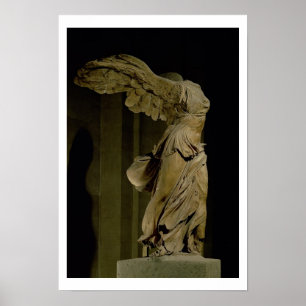 The Victory of Samothrace (Parian marble) (see als Poster