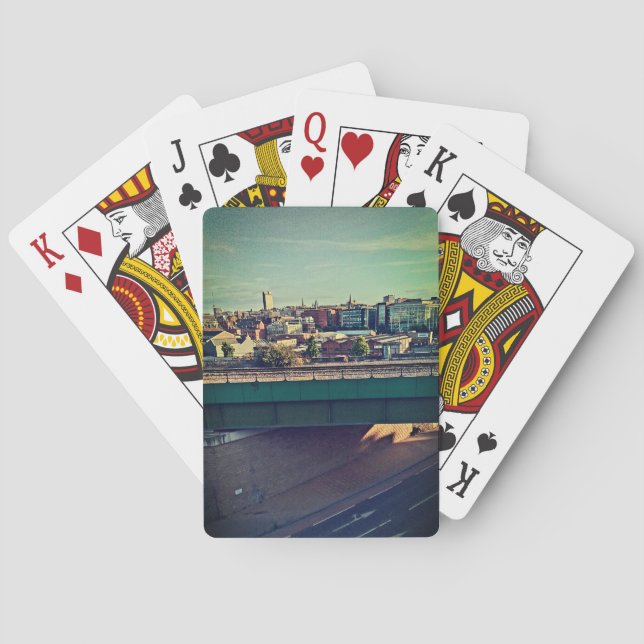 The view , from the bridge playing cards (Back)
