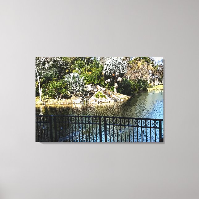 The View In Ponte Vedra Florida 1206 Canvas Print (Front)