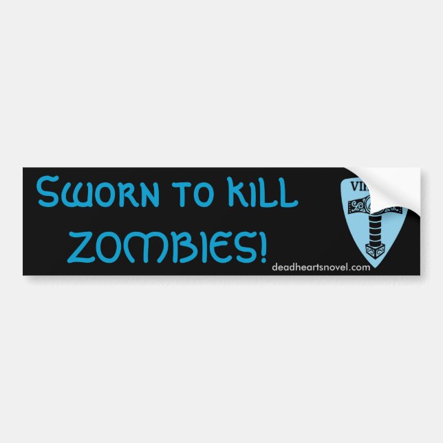 The Vikings bumper sticker - Dead Hearts Novels (Front)