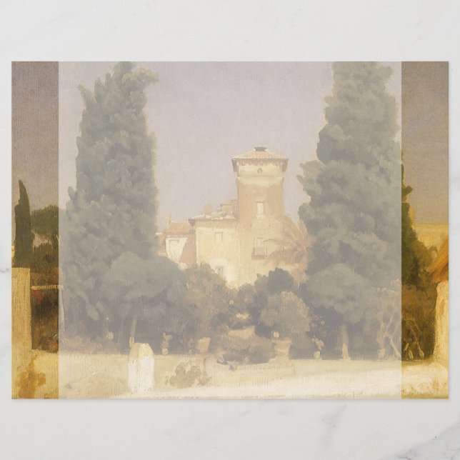 The Villa Malta, Rome by Lord Frederic Leighton (Front)