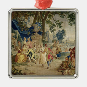 The village Fete after D.Teniers Metal Tree Decoration