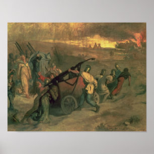 The Village Firemen, 1857 Poster