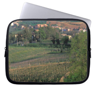The village of San Gimignano sits in the rolling Laptop Sleeve