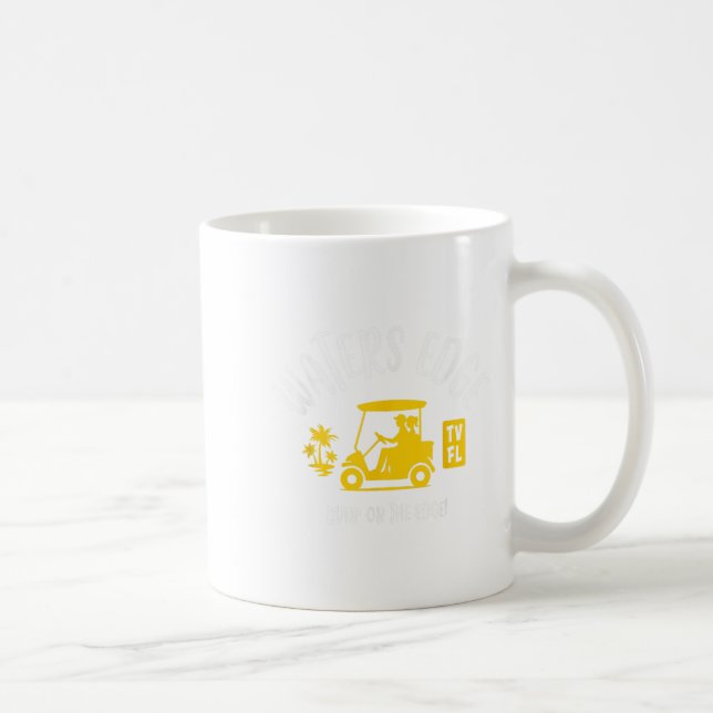 The Village Of Waters Edge Tv Fl Golf Cart Design  Coffee Mug (Right)