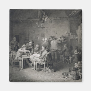The Village Politicians, engraved by Abraham Raimb Magnet