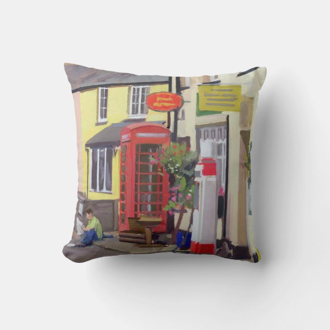 The Village Post Office Withypool Cushion (Front)