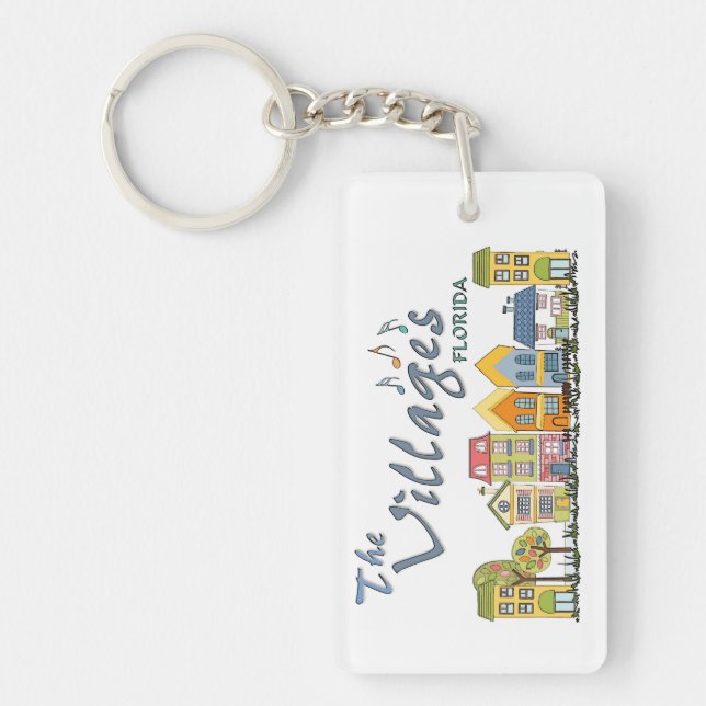 The villages florida community keychain (Front)