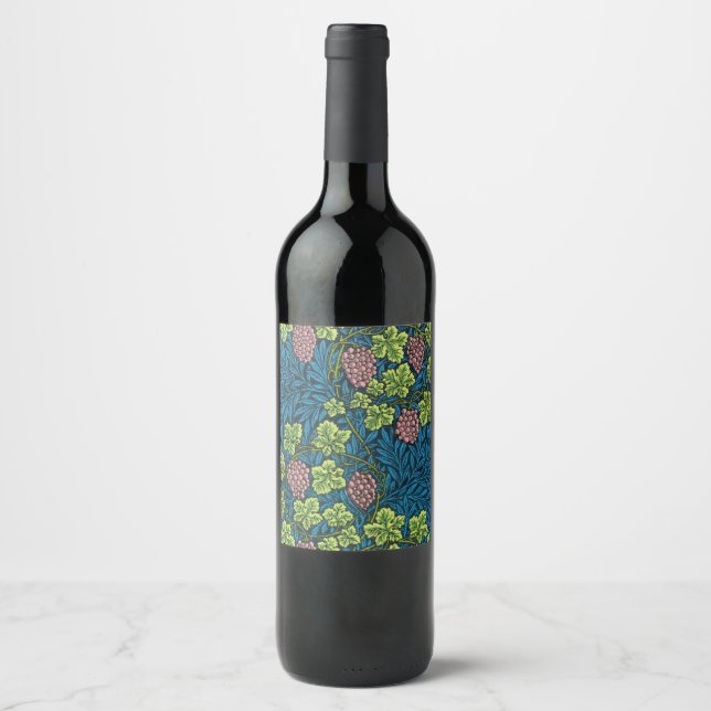 The Vine by William Morris Wine Label (Front)