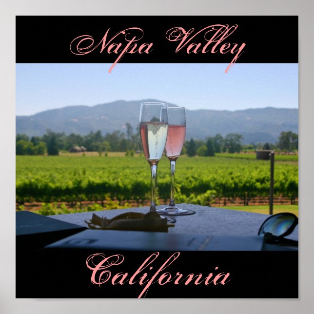 The Vineyards of Napa Valley Poster (Front)