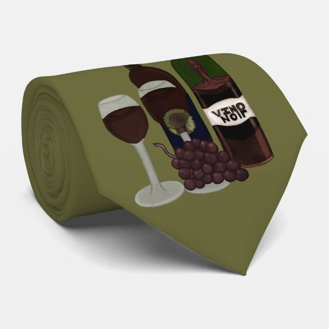 The Vino Vixen - (The Beauty in the Bottle) Tie (Rolled)