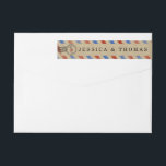 The Vintage Airmail Wedding Collection Wrap Around Label<br><div class="desc">The Vintage Airmail Wedding Collection - Wraparound Labels.</div>