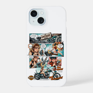 The Vintage Garage Design iPhone 15 Case