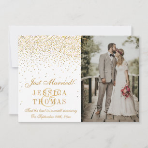 The Vintage Glam Gold Confetti Wedding Collection Announcement