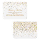 The Vintage Glam Gold Confetti Wedding Collection