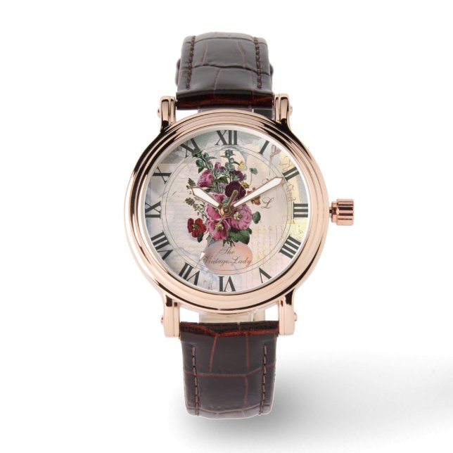 The Vintage Lady Vase + Monogram Watch (Front)