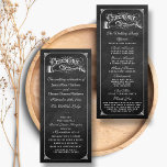 The Vintage Marriage Chalkboard Wedding Collection Programme<br><div class="desc">Simple yet elegant, the vintage marriage chalkboard wedding collection is a stunning design which is perfect for any trendy wedding celebration. These programs can be personalised for your special occasion and would make the perfect order of service for your wedding, bridal shower, engagement party, birthday party and many more special...</div>