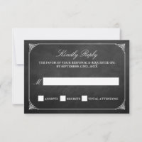 The Vintage Marriage Chalkboard Wedding Collection